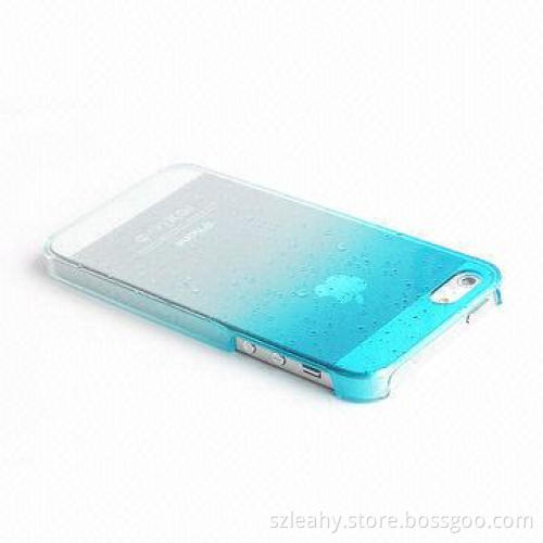 Gradual Change Raindrop Plastic Cases for iPhone 5S